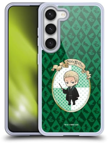Head Case Designs Offizielle Harry Potter Draco Malfoy Deathly Hallows XXXVI Soft Gel Handyhülle Hülle kompatibel mit Samsung Galaxy S23 5G