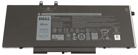 04GVMP Original Dell Batterie 68Wh (4 cellules) 7,6V pour Latitude 15 (5501), 14 (5401)