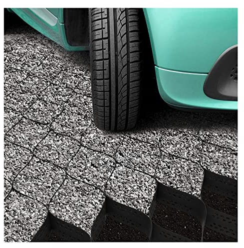 SRNSAEB Last 1800 Lbs pro Sq Ft Erdgeogitter, Kommerzielle leichte Kies Grid Base for Rasenpflaster/Outdoor Pflaster/DIY-RV Pads/Landschaftsgestaltung (Size : 4x7m(13ftx23ft))