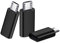 SHUBEIEUMI Adaptateur USB C à Micro USB 3 Pièces, Adaptateur Type C Femelle Micro USB Male, 2.4A Chargement Rapide pour PC, Samsung, Huawei, etc (Noir)