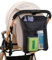 König Design Universal Kinderwagen Einkaufsnetz Organizer Baby Tasche Buggy Kinderwagennetz, Farbe:Schwarz