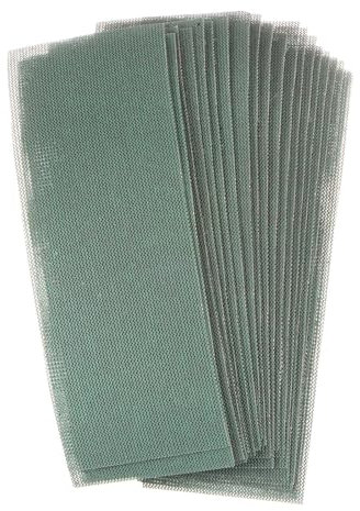 sourcing map 20 hojas de lija de malla de grano 400 de 2-3/4 x 8 pulgadas, papel de lija húmedo o seco, almohadillas abrasivas sin polvo para coche, madera, yeso, pulido y molienda de metal