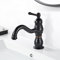 Coleniny Waschtischarmaturen Schwarz Matt Wasserhahn, Armaturen Waschtischarmatur 360°Schwenkbar aus Messing, Einhandmischer Waschtischarmaturen Armatur Waschbecken für Bad, G3/8 Schlauch EU Norm