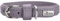 HUNTER SOHO MINI Dog Collar Colour: Lilac Grey Cowhide Leather Soft & Supple Gentle on Fur Lightweight for Small Dogs and Puppies Made in Germany Size: 21