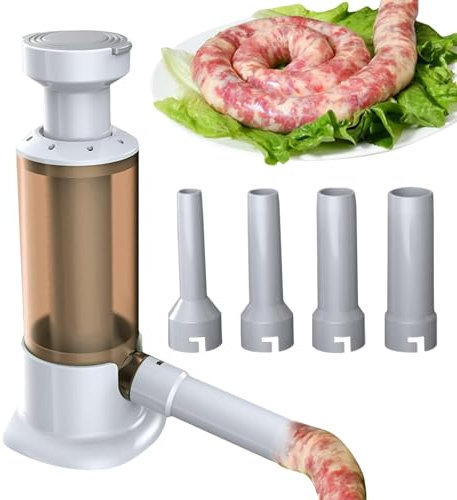 Máquina Embutidora De Salchichas - Máquina Hacer Salchichas Vertical, Embutidora De Salchichas De Carne Vertical De Calida, Máquinas Hacer Salchichas Reutilizables Y De Llenado Rápido