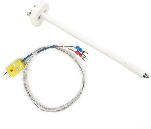 Sonde de température de four en céramique robuste, thermocouple de type K, calibre 8, 17,8 cm de long