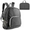 SENLINLU Leichter faltbarer Rucksack, leicht, Wanderrucksack, Mehrzweck-Tagesrucksäcke für Männer und Frauen, für Outdoor-Sport, Wandern, Camping, Radfahren (schwarz), Schwarz , One size