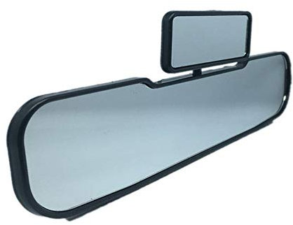 Innenspiegel Auto 2 in 1 Rotatable Weitwinkel -Sicherheitsauto -Spiegel Doppelspiegel Spiegel anzeigen Innenzubehör anzeigen RüCkspiegel