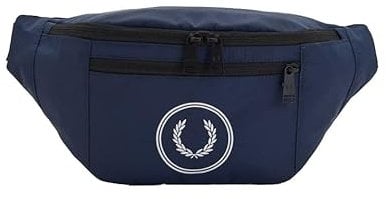 Fred Perry L5295 Umhängetasche für Herren und Damen, Unisex, mit Lorbeerblatt-Logo, Marineblau, marineblau