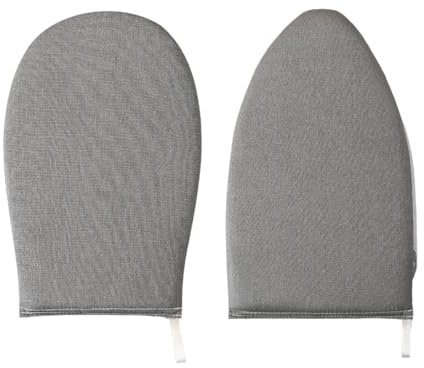 Bekecidi 2 Guantes para Planchar con Vaporizador de Ropa, Tabla de Planchar Portátil de Mano Guantes de Aislamiento Térmico para Viajes para Colgar Tabla de Planchar Antiescaldaduras Guante Antivapor