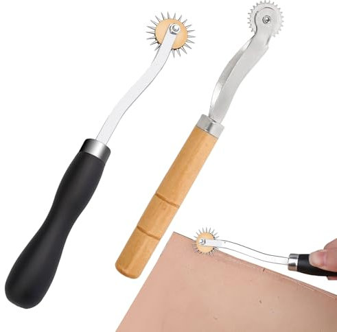 Tracing Wheel for Pattern Cutting,2 Pcs Rotary Cutter for Fabric,Stainless Steel Fabric Cutter Wheel,DIY Handmade Tracing Wheel Sewing Tools Used for Customizing Sewing Process Tools