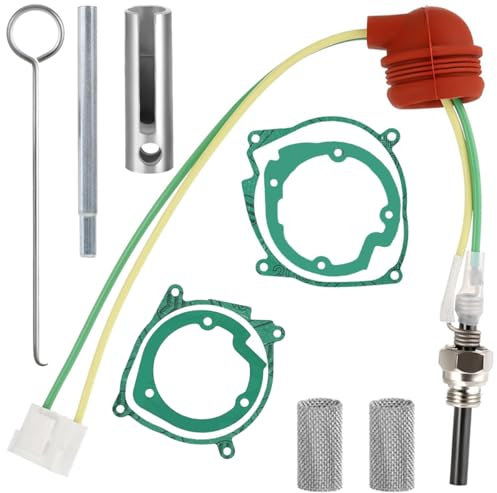 ZAMDOE Réparation Bougie Préchauffage Kit pour 3KW 4KW 5KW 6KW 7KW 8KW 12V 24V Chauffage à Air Diesel de Stationnement pour Airtronic D2 D4 D4S D5 Accessoires de Chauffage Diesel Pièces
