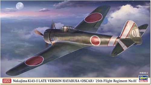Hasegawa 607553-1/48 Nakajima Ki43-Ii Hayabusa (Oscar) - Maßstab 1:48