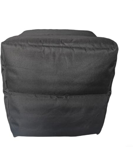 URPIZY Schallschutz Staubschutz Abdeckung für TM5 für TM6 für TM31 TM21 TM7 Küchenmaschine Wasserdicht Schalldämmung Baumwolle Nylon Schwarz 33.5x33.5x34.5cm