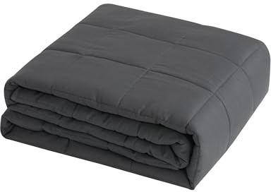 Good Nite Gewichtsdecke Erwachsene 6kg 150 X 200cm Anti Stress | Easy Sleep Decke Gefüllt Mit Hochdichten Glasperlen Für Schlafstörungen, Entspannt Den Körper, Grau