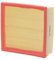 RIDEX 8A0124 Filtro aria motore rettangolare Filtro aria ricircolo & Cartuccia filtro