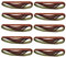 Belt Power Finger File Sander Abrasive Sanding Belts 457mm x 13mm 80 Grit 50pk