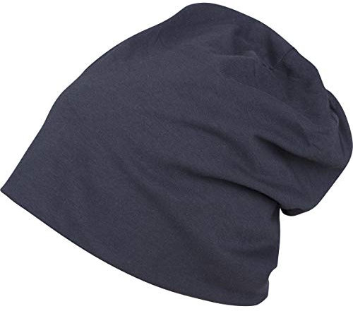 Build Your Brand KiarenzaFD Jersey Beanie BY002 Streetwear Cap, BY002-00155-0050, Marineblau, Einheitsgröße