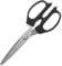 Mercer Culinary M14804 Multi-Purpose 8-7/8 Kitchen Shears, Black/Silver