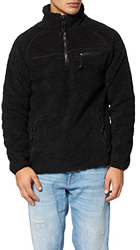 Brandit Teddyfleece Troyer, Farbe: black, Größe: L