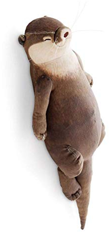 Phayee Handgelenkstütze, Eksesor Handballenauflage Otter Form zur Entlastung des Handgelenks Mit Federmäppchen 40 cm, Baumwollbleistift Kasten Kissen,mit handauflage ergonomische
