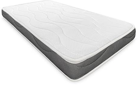 Somnia Descanso - Colchón Viscoelástico para Cuna | Reversible | 70x140 | Cara Invierno/Verano | Antiácaros, Antibacterias e Hipoalergénico
