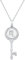 Presentski Collier Clé Collier Signe Astrologique Femme Argent 925, Collier Pendentif Zodiaque Scorpion Bijoux Constellations Cadeau pour Femmes Filles