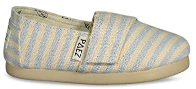 Paez Jungen Unisex Kinder Surfy Lurex Espadrilles, blau, 20 EU