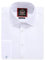 Men's Plain Dress Shirts,Long Sleeve,Double French Cuff with Cufflinks Included,Regular Fit, 14 Colours, Business Wedding Work Shirt by Janeo British Apparel. White, 16.5 inches