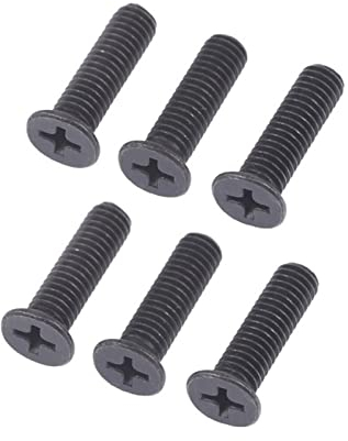 ZYWUOY 6 Stück Sechskantschraube, Befestigungsschraube M6 22 mm Linksgewinde für Bohrfutter-Schaftadapter