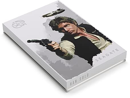 Seagate FireCuda 2To Disque dur externe portable, compatible avec PS4, PS5, Xbox One/Series, PC, Star Wars Edition Han Solo, USB 3.2, 3 ans Rescue Services (STKL2000413)