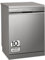 LG DF242FPS - Lavavajillas 60 cm y Capacidad 14 Cubiertos, Lavavajillas LG con Función QuadWash, con Lavado a Vapor, Motor Inverter Direct Drive, Color Inox Antihuellas
