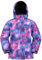 Mountain Warehouse Snowdrop bedruckte Kinder Skijacke - wasserdicht, integrierte Schneefang, abnehmbare Kapuze - für Snowboarding, Wintersport Galaxy Violett Kinder 98 DE (2-3 Jahre)