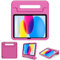 ProCase Kinder Hülle mit Kickstand für iPad 10/11 Genaration 2022 2025 (A16) Ultra Leicht Stoßfest Robust Kind Schutzhülle Umwandelbar Handgriff Handle Standfunktion -Magenta