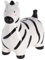 Murago - Spardose Zebra - Sparschwein für Kinder Sparbüchse Jungen Mädchen Keramik Tierform Dekofigur groß Weiß schwarz