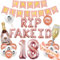 18th Geburtstag Dekorationen für Mädchen Rip gefälschte ID Geburtstagsdekorationen Rose Gold Rip gefälschte ID Ballon Happy 18th Geburtstag Dekorationen Banner Schärpe 32inches Nummer 18 Folie Ballon