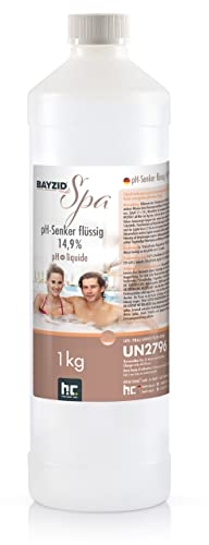 2 x 1 kg BAYZID SPA pH Senker Minus 14,9% von Höfer Chemie für Whirpool & SPA zur Senkung des pH Werts