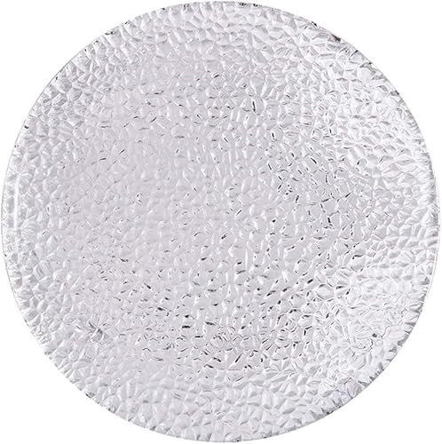 Kristall-Salatschüssel, Dessertschalen aus Glas, Tablett, Obstschale, 25,4 cm, Teller, Kristallteller, Süßigkeiten und Nüsse, Obstschale, Korb, Snackteller, Bonbonteller, Partybehälter, Partyplatte, r