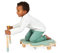 Janod - Sweet Cocoon Rollendes Blatt - Rollbrett aus FSC-Holz - Fördert den Gleichgewichtssinn - Geschicklichkeitsspiel für Kinder ab 4 Jahren, J04041