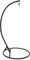 Dawsons Living Hanging Egg Chair Stand - Single Collapsible Hanging Hammock Chair Stand - Indoor and Outdoor Use - Portable (Black)