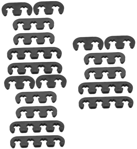 3 Sets Zündkerzen Drahtseparatoren Für Autos 7Mm Zündkabel Halter Mit Schraubenschlüssel Praktische Kabelorganisation Und Hitze Schutz