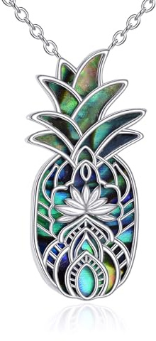 Vadmans Früchte Halskette Sterling Silber Kirsche/Traube/Zitrone/Banane Anhänger Schmuck Geschenke für Damen Frauen