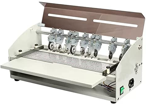 GLJTUO Machine À Rainurer Électrique 3 en 1, Marqueur De Papier avec Règle D'Échelle, Machine À Plier Le Papier pour Les Documents, Cartes, Photos, Invitations, Menus, Enveloppes, Notes