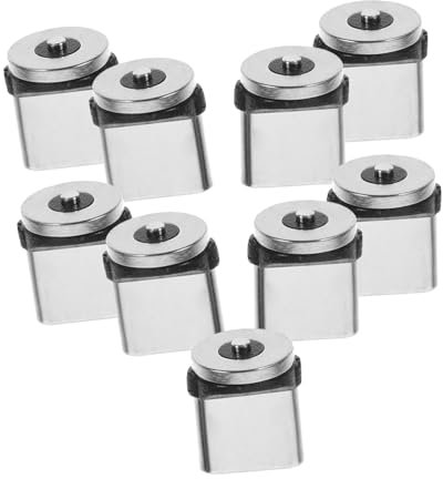 Artibetter Adaptador Magnético Usb c Punta De Conector Giratoria 360 Grados Para Teléfono y Tablet, 9 Piezas, Compatible Carga Rápida y Transferencia De Datos, Color Negro