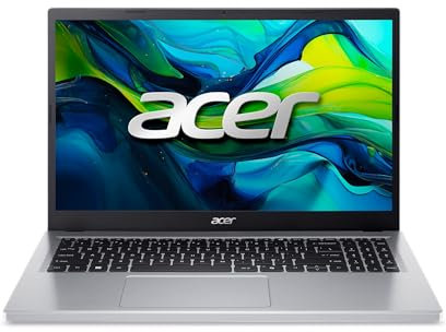 acer Aspire Go 15 AI Ready Laptop | 15.6 Full HD (1920 x 1080) IPS Display | Intel Core 3 Processor N355 | Intel Graphics | 8GB DDR5 | 128GB UFS | Wi-Fi 6 | Windows 11 Home in S Mode | AG15-32P-39R2
