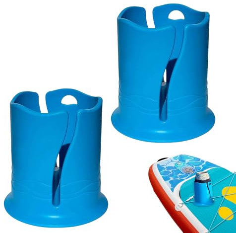mizikuu 2 PCS Paddle Board Getränkehalter, Kajak Wasserflaschenhalter Stand Up Paddle Board Zubehör Multifunktionaler Surfbrett Anti Umkipp Cup Paddleboard Ottle Halter Universeller für Meisten Tassen