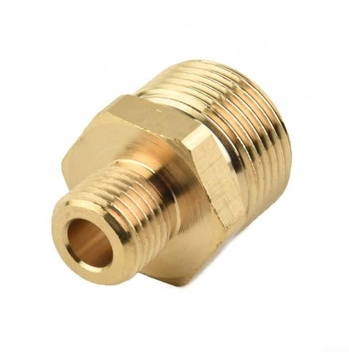 Adattatore connettore M22 maschio a G1/4 in ottone per idropulitrice e raccordi a spruzzo