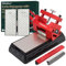 2PCS Diamond Sharpening Stones with Chisel Sharpening Kit, Kalolary Professional Diamond Whetstone Set with Honing Guide Protractor for Chisel Kitchen Outdoor Woodworking Tools (400/1000Grit)