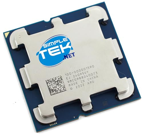 SIMPLETEK - 8-Kern-Desktop-Prozessor mit 16 Threads 4,1 GHz mit Boost bis zu 5,0 GHz Socket AM5 TDP 65 W im Tray-Format
