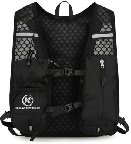 Sac à dos d'hydratation - Gilet de course - Ultra léger 180 g et respirant - Sac à dos de course - Gilet d'hydratation pour la course à pied - Sac à dos d'hydratation - Sac à dos de course (sac à dos